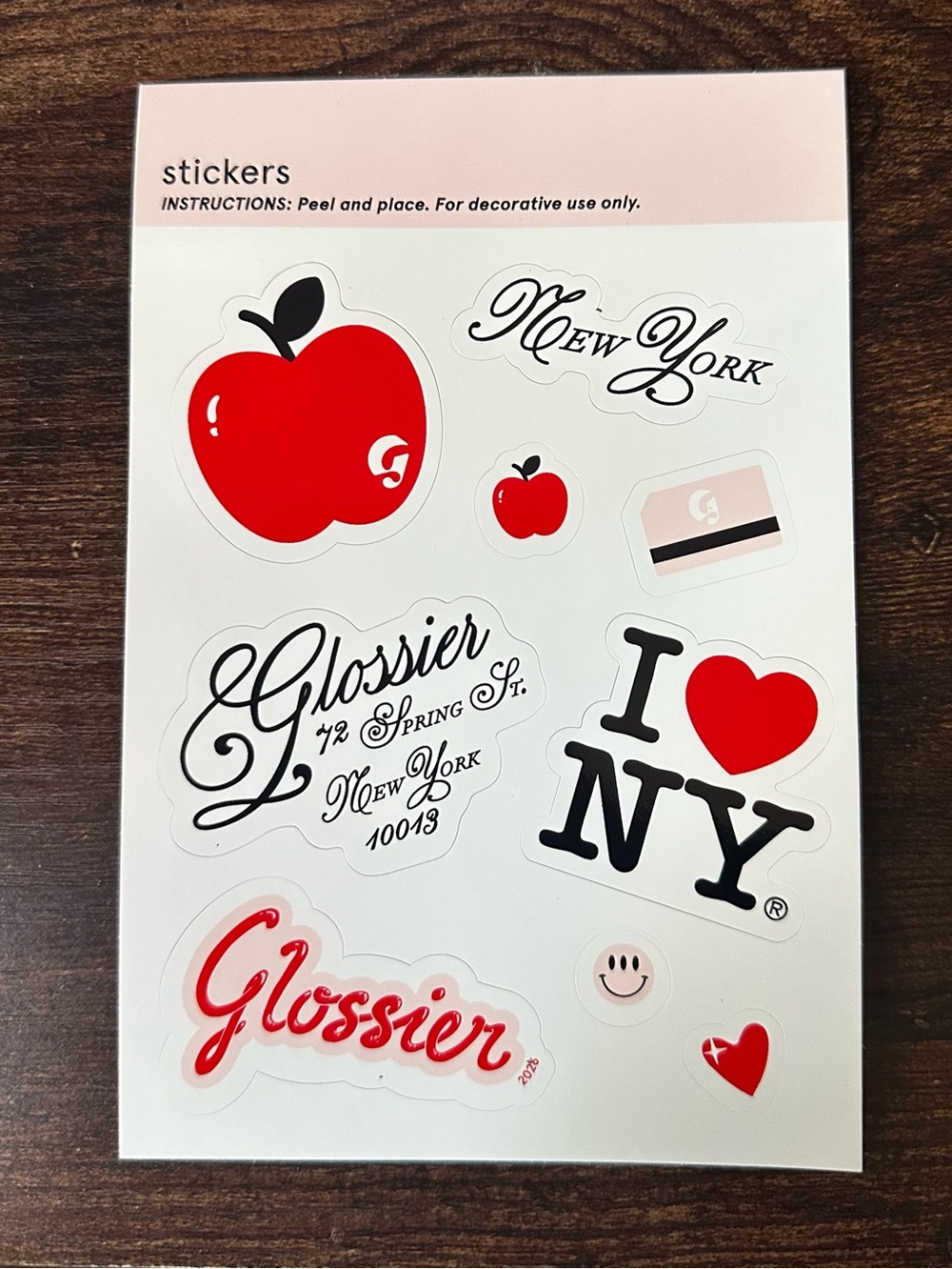 Glossier Sticker